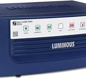 Luminous Eco Watt Neo 1050 Square Wave 900VA/12V Inverter for Home, Office & Shops | Supports 1 Inverter Battery of 12V | Durable & Efficient |...