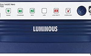 Luminous Eco Watt Neo 700 Square Wave 600VA/12V Inverter for Home, Office and Shops