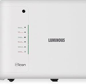 Luminous iCon 1600 Pure Sine Wave 1400VA/12V Inverter for Home, Office & Shops | High Capacity | Advanced LCD Display | Efficient & Reliable | with...