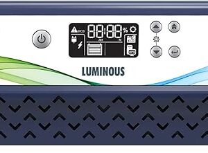 Luminous Optimus 1250 Pure Sine Wave 1100VA/12V Inverter for Home, Office & Shops | Supports 1 Inverter Battery of 12V | Reliable Performance |...