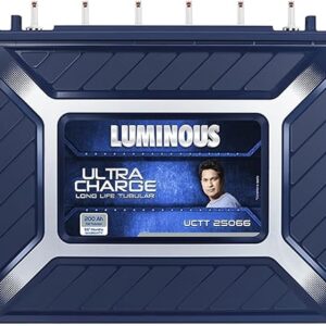 Luminous Ultra Charge UCTT-25066 Tall Tubular 200 Ah Inverter Battery for Home & Shops | Minimum Maintenance | Durable & Reliable | 60 Months Warranty