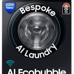 Samsung 12 kg, 5 Star, AI Ecobubble, Super Speed, Wi-Fi, Hygiene Steam with Inbuilt Heater, Digital Inverter, Fully-Automatic Front Load Washing...